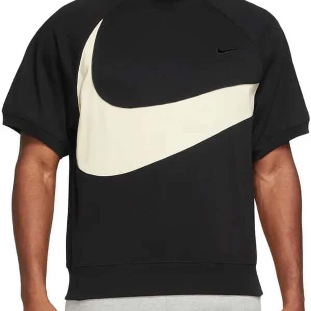 Nike Big Swoosh Crewneck Short Sleeve Sweatshirt